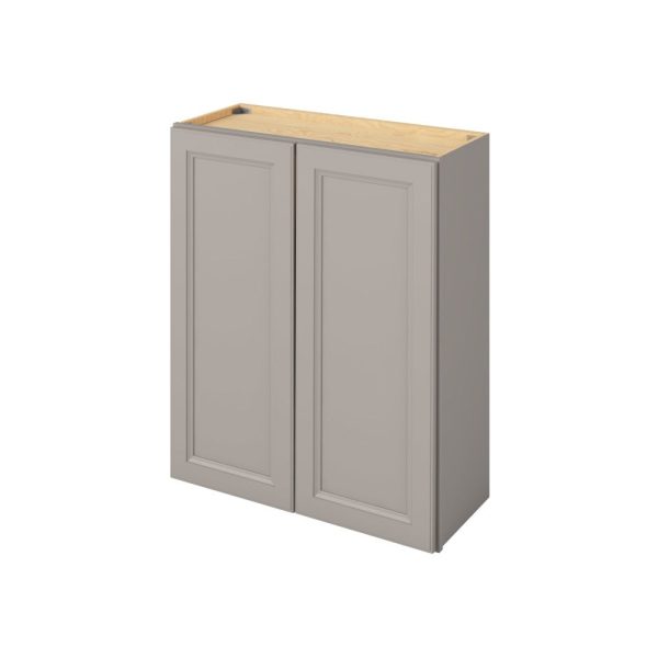 Monaco - 30" x 36" Wall Cabinet, 2 Doors, 2 Shelves in Grey MGR-W3036