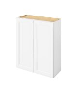 Monaco - 30" x 36" Wall Cabinet, 2 Doors, 2 Shelves in White MWH-W3036