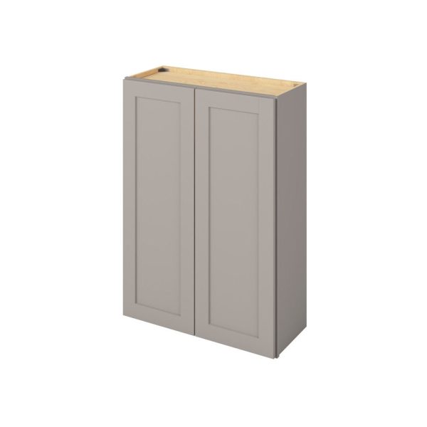 Cooper - 30" x 42" Wall Cabinet, 2 Doors, 3 Shelves in Grey CGR-W3042