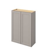 Monaco - 30" x 42" Wall Cabinet, 2 Doors, 3 Shelves in Grey MGR-W3042