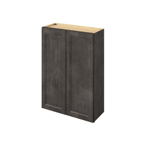 Monaco - 30" x 42" Wall Cabinet, 2 Doors, 3 Shelves in Slate MSL-W3042