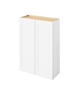 Monaco - 30" x 42" Wall Cabinet, 2 Doors, 3 Shelves in White MWH-W3042