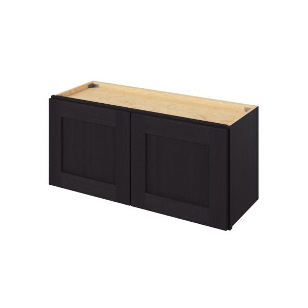 Cooper - 33" x 12" Wall Cabinet, 2 Doors in Espresso CES-W3312