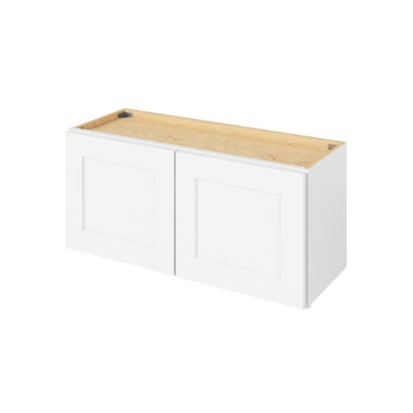 Cooper - 33" x 12" Wall Cabinet, 2 Doors in White CWH-W3312