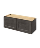 Monaco - 33" x 12" Wall Cabinet, 2 Doors in Slate MSL-W3312