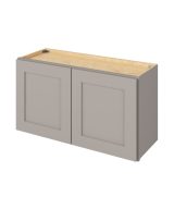 Cooper - 33" x 15" Wall Cabinet, 2 Doors in Grey CGR-W3315