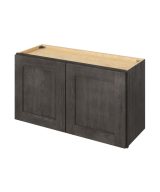 Cooper - 33" x 15" Wall Cabinet, 2 Doors in Slate CSL-W3315