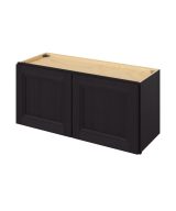 Monaco - 33" x 15" Wall Cabinet, 2 Doors in Espresso MES-W3315