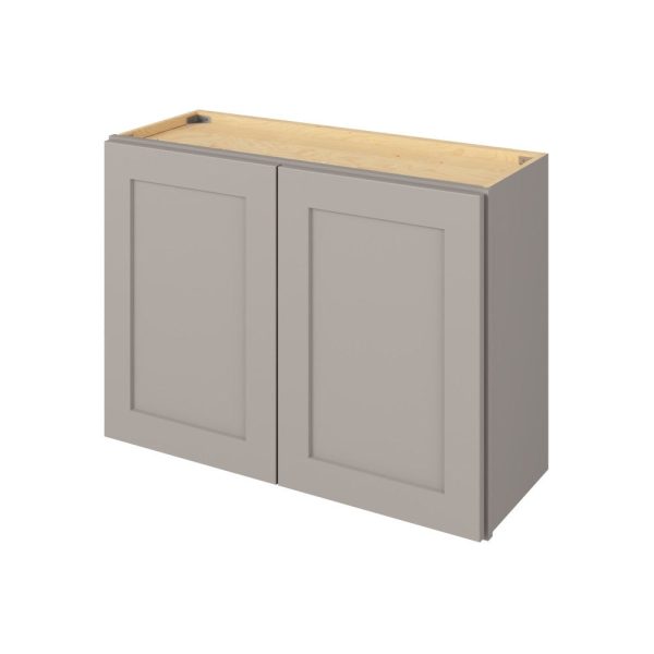 Cooper - 33" x 18" Wall Cabinet, 2 Doors in Grey CGR-W3318