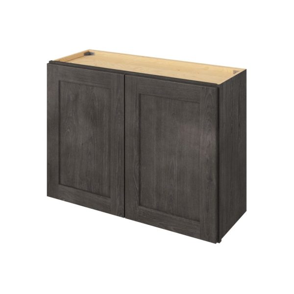 Cooper - 33" x 18" Wall Cabinet, 2 Doors in Slate CSL-W3318