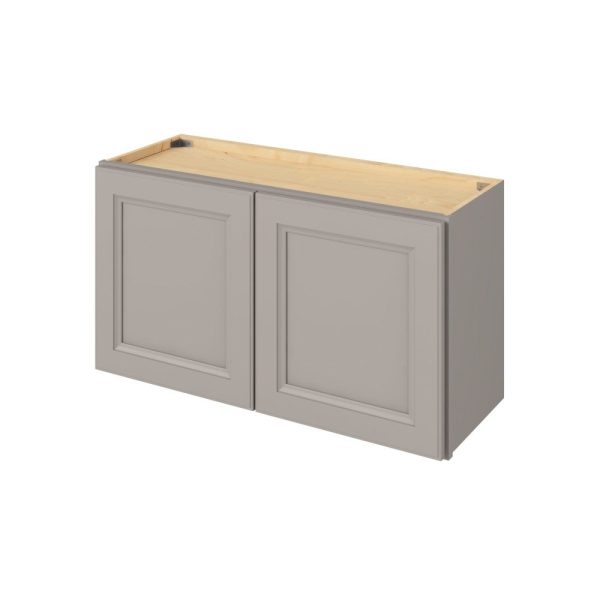 Monaco - 33" x 18" Wall Cabinet, 2 Doors in Grey MGR-W3318