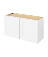 Monaco - 33" x 18" Wall Cabinet, 2 Doors in White MWH-W3318