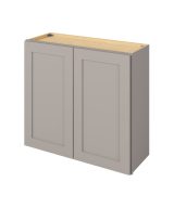 Cooper - 33" x 24" Wall Cabinet, 2 Doors, 1 Shelf in Grey CGR-W3324