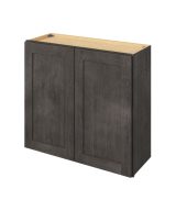 Cooper - 33" x 24" Wall Cabinet, 2 Doors, 1 Shelf in Slate CSL-W3324