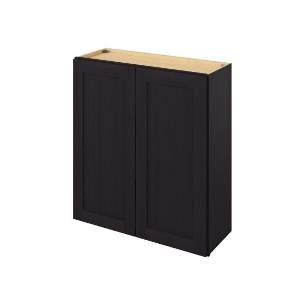 Cooper - 33" x 30" Wall Cabinet, 2 Doors, 2 Shelves in Espresso CES-W3330