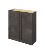 Cooper - 33" x 30" Wall Cabinet, 2 Doors, 2 Shelves in Slate CSL-W3330