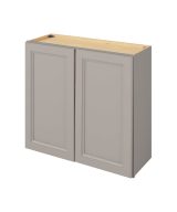 Monaco - 33" x 30" Wall Cabinet, 2 Doors, 2 Shelves in Grey MGR-W3330