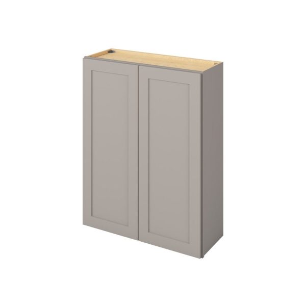 Cooper - 33" x 36" Wall Cabinet, 2 Doors, 2 Shelves in Grey CGR-W3336