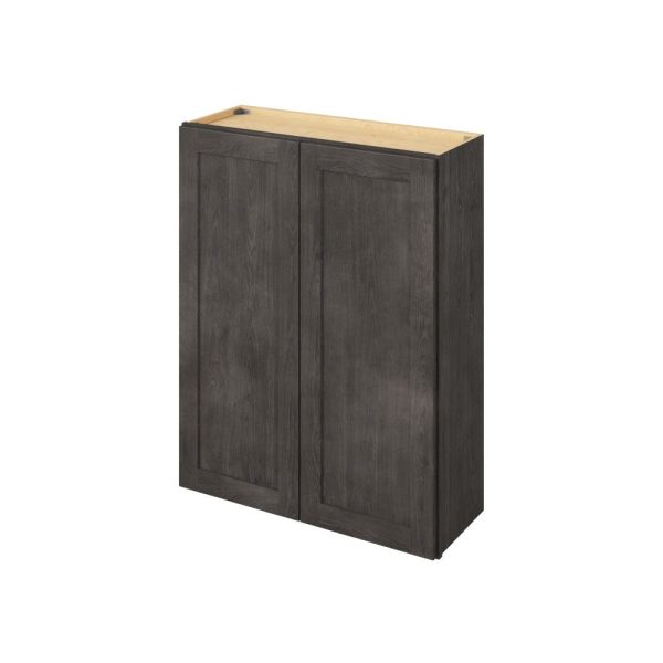 Cooper - 33" x 36" Wall Cabinet, 2 Doors, 2 Shelves in Slate CSL-W3336