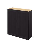 Monaco - 33" x 36" Wall Cabinet, 2 Doors, 2 Shelves in Espresso MES-W3336