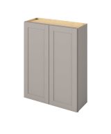 Cooper - 33" x 42" Wall Cabinet, 2 Doors, 3 Shelves in Grey CGR-W3342