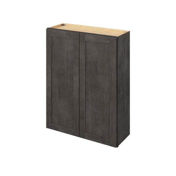 Cooper - 33" x 42" Wall Cabinet, 2 Doors, 3 Shelves in Slate CSL-W3342