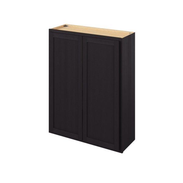 Hudson - 33" x 42" Wall Cabinet, 2 Doors, 3 Shelves in Espresso HES-W3342