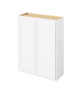 Hudson - 33" x 42" Wall Cabinet, 2 Doors, 3 Shelves in White HWH-W3342