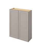 Monaco - 33" x 42" Wall Cabinet, 2 Doors, 3 Shelves in Grey MGR-W3342