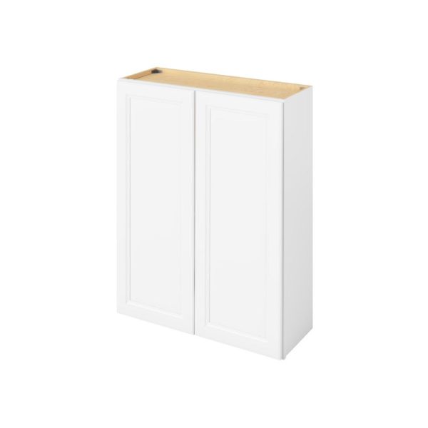 Monaco - 33" x 42" Wall Cabinet, 2 Doors, 3 Shelves in White MWH-W3342