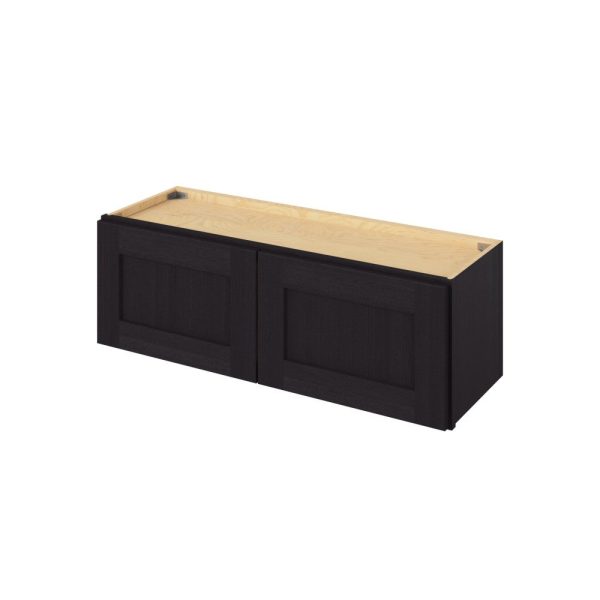 Cooper - 36" x 12" Wall Cabinet, 2 Doors in Espresso CES-W3612