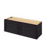 Monaco - 36" x 12" Wall Cabinet, 2 Doors in Espresso MES-W3612