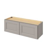 Monaco - 36" x 12" Wall Cabinet, 2 Doors in Grey MGR-W3612