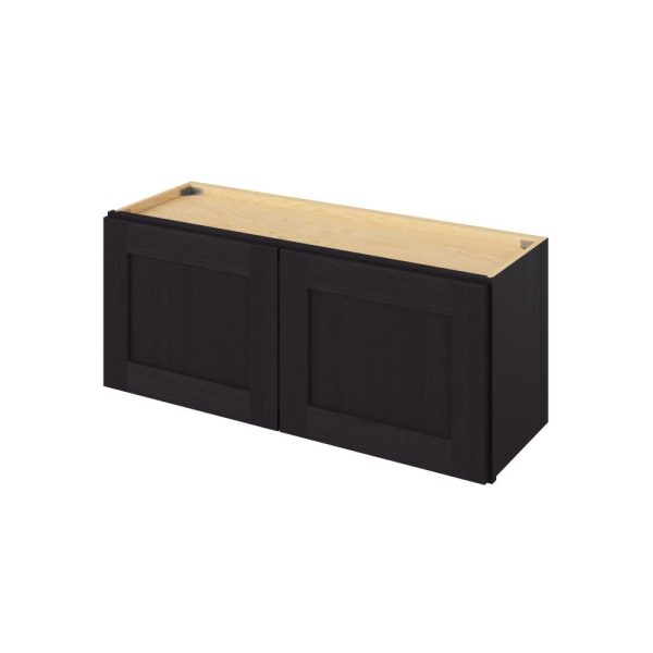 Cooper - 36" x 15" Wall Cabinet, 2 Doors in Espresso CES-W3615