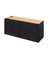 Monaco - 36" x 15" Wall Cabinet, 2 Doors in Espresso MES-W3615