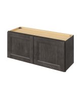 Monaco - 36" x 15" Wall Cabinet, 2 Doors in Slate MSL-W3615