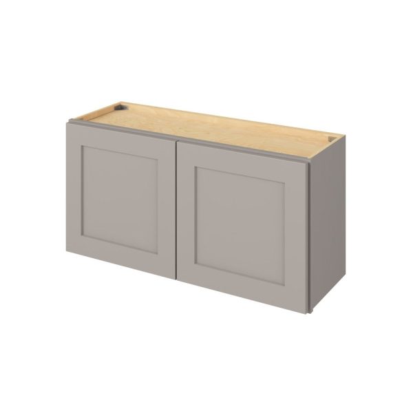 Cooper - 36" x 18" Wall Cabinet, 2 Doors in Grey CGR-W3618