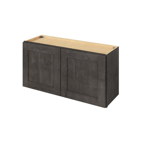 Cooper - 36" x 18" Wall Cabinet, 2 Doors in Slate CSL-W3618