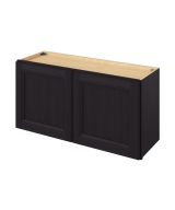 Monaco - 36" x 18" Wall Cabinet, 2 Doors in Espresso MES-W3618