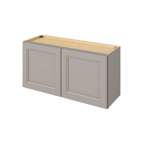 Monaco - 36" x 18" Wall Cabinet, 2 Doors in Grey MGR-W3618