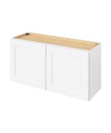 Monaco - 36" x 18" Wall Cabinet, 2 Doors in White MWH-W3618