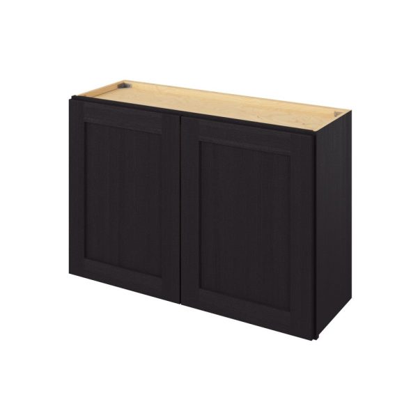 Cooper - 36" x 24" Wall Cabinet, 2 Doors, 1 Shelf in Espresso CES-W3624