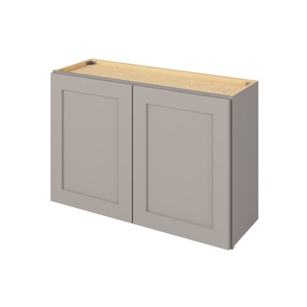 Cooper - 36" x 24" Wall Cabinet, 2 Doors, 1 Shelf in Grey CGR-W3624