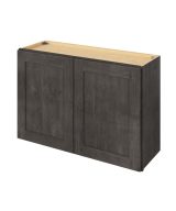 Cooper - 36" x 24" Wall Cabinet, 2 Doors, 1 Shelf in Slate CSL-W3624