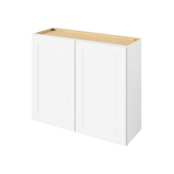 Cooper - 36" x 30" Wall Cabinet, 2 Doors, 2 Shelves in White CWH-W3630