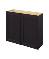 Monaco - 36" x 30" Wall Cabinet, 2 Doors, 2 Shelves in Espresso MES-W3630