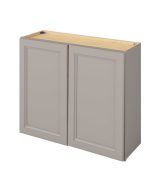 Monaco - 36" x 30" Wall Cabinet, 2 Doors, 2 Shelves in Grey MGR-W3630