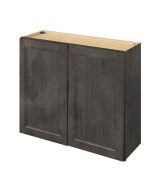 Monaco - 36" x 30" Wall Cabinet, 2 Doors, 2 Shelves in Slate MSL-W3630