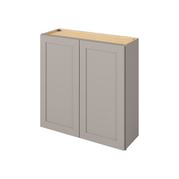 Cooper - 36" x 36" Wall Cabinet, 2 Doors, 2 Shelves in Grey CGR-W3636