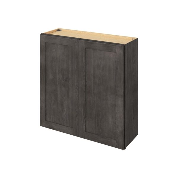 Cooper - 36" x 36" Wall Cabinet, 2 Doors, 2 Shelves in Slate CSL-W3636